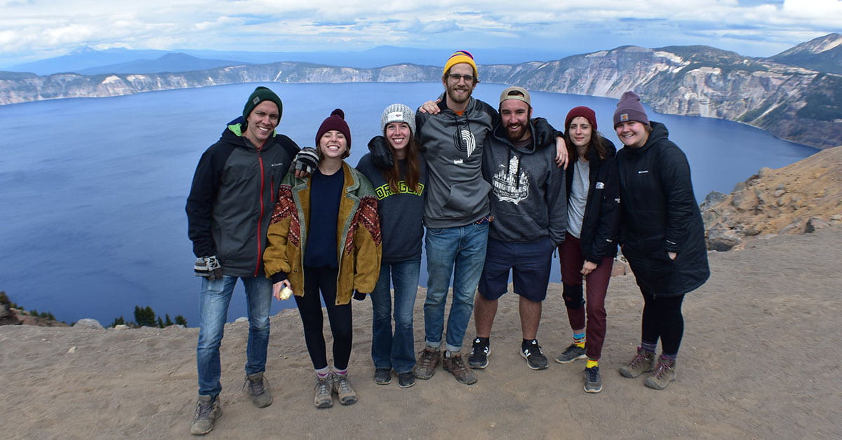 Year 25 Members on a Visit to Crater Lake